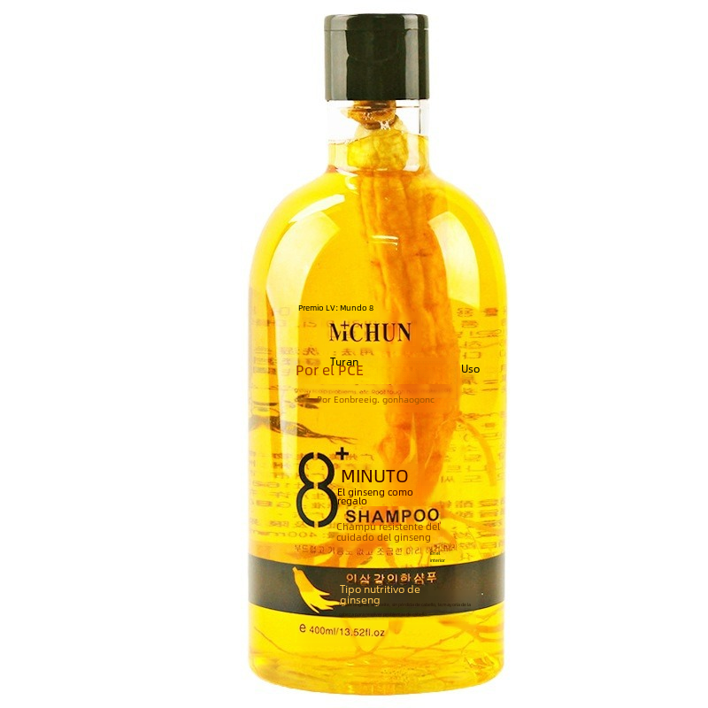 Ginseng shampoo refreshing oil control dense hair dandruff antipruritic fragrance lasting cleaning shampoo/dew 400ml