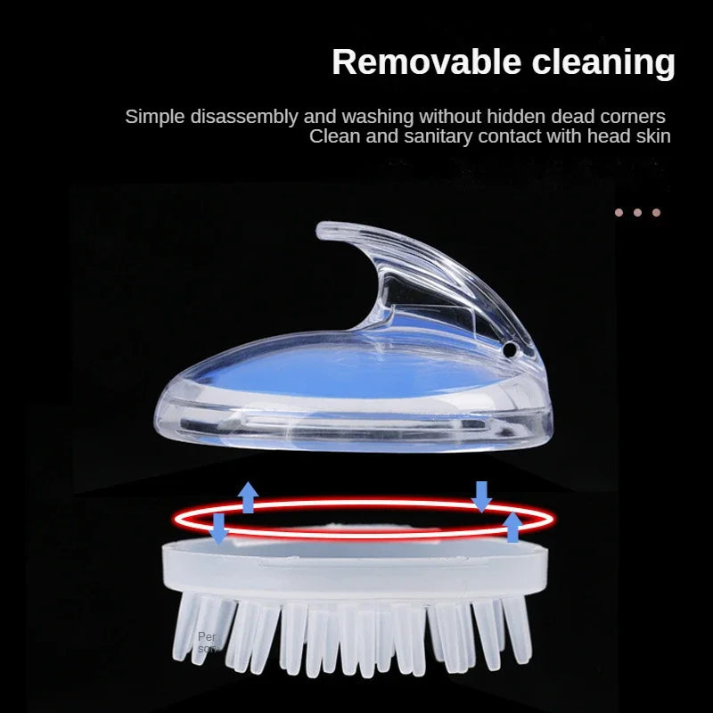 Silicone Head Body Massager Shampoo Scalp Massage Brush Hair Washing Comb Body Shower Brush Bath Spa Slimming Massage Brush