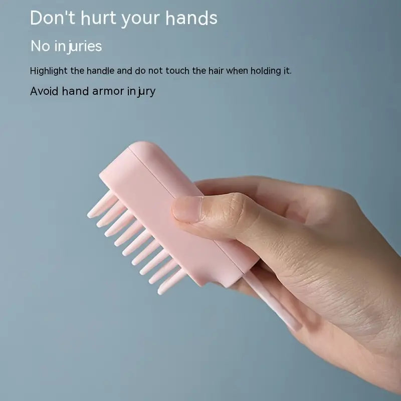1pc Hair Scalp Massager Shampoo Brush, Wet And Dry Manual Head Scalp Massage Brush, Soft Silicone Bristles Care For The Scalp，Promote Hair Growth