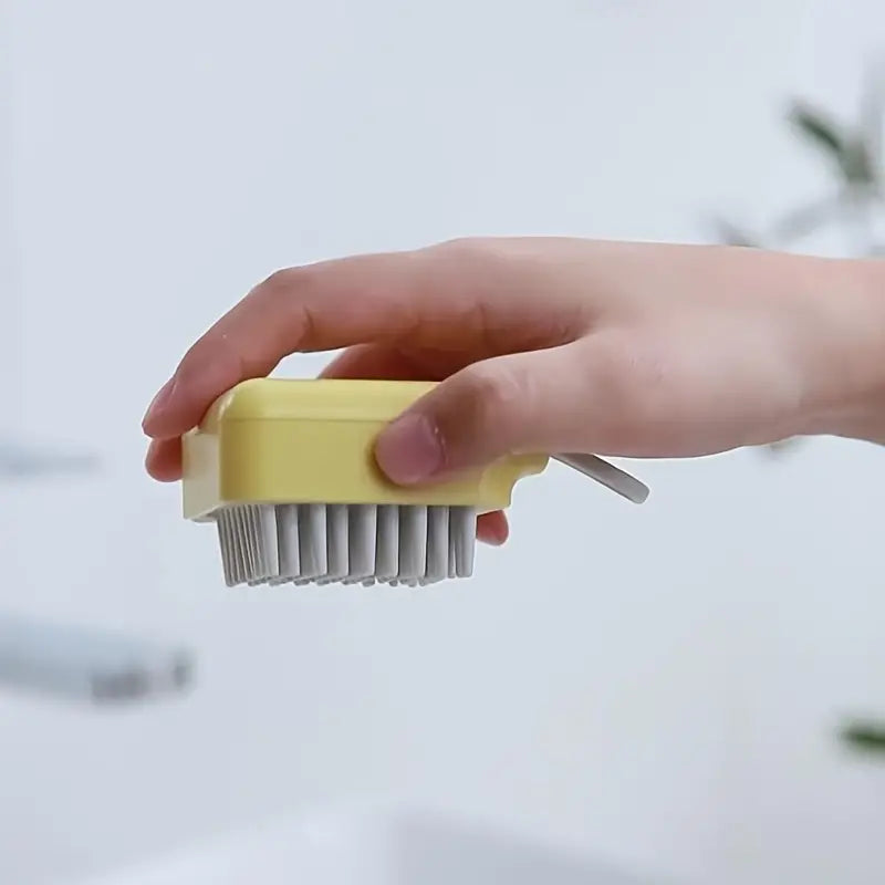 1pc Hair Scalp Massager Shampoo Brush, Wet And Dry Manual Head Scalp Massage Brush, Soft Silicone Bristles Care For The Scalp，Promote Hair Growth